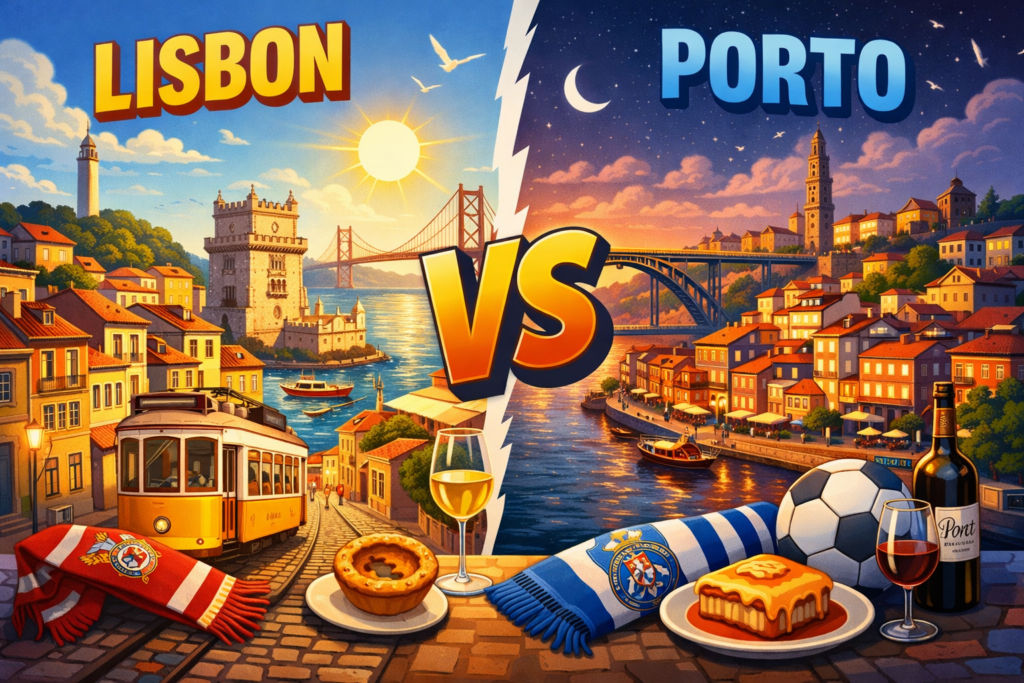Lisszabon vs Porto: melyik várost válaszd?